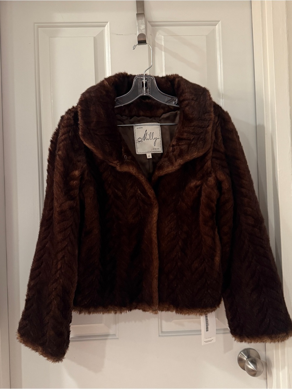 Milly of New York Faux Fur Coat
